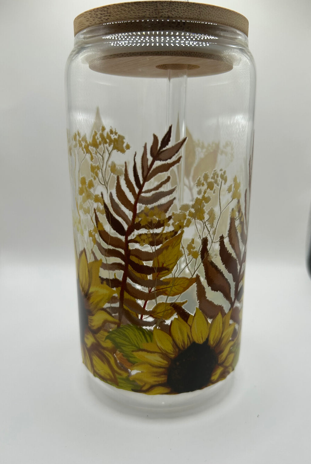 Sunflower Glass Cup