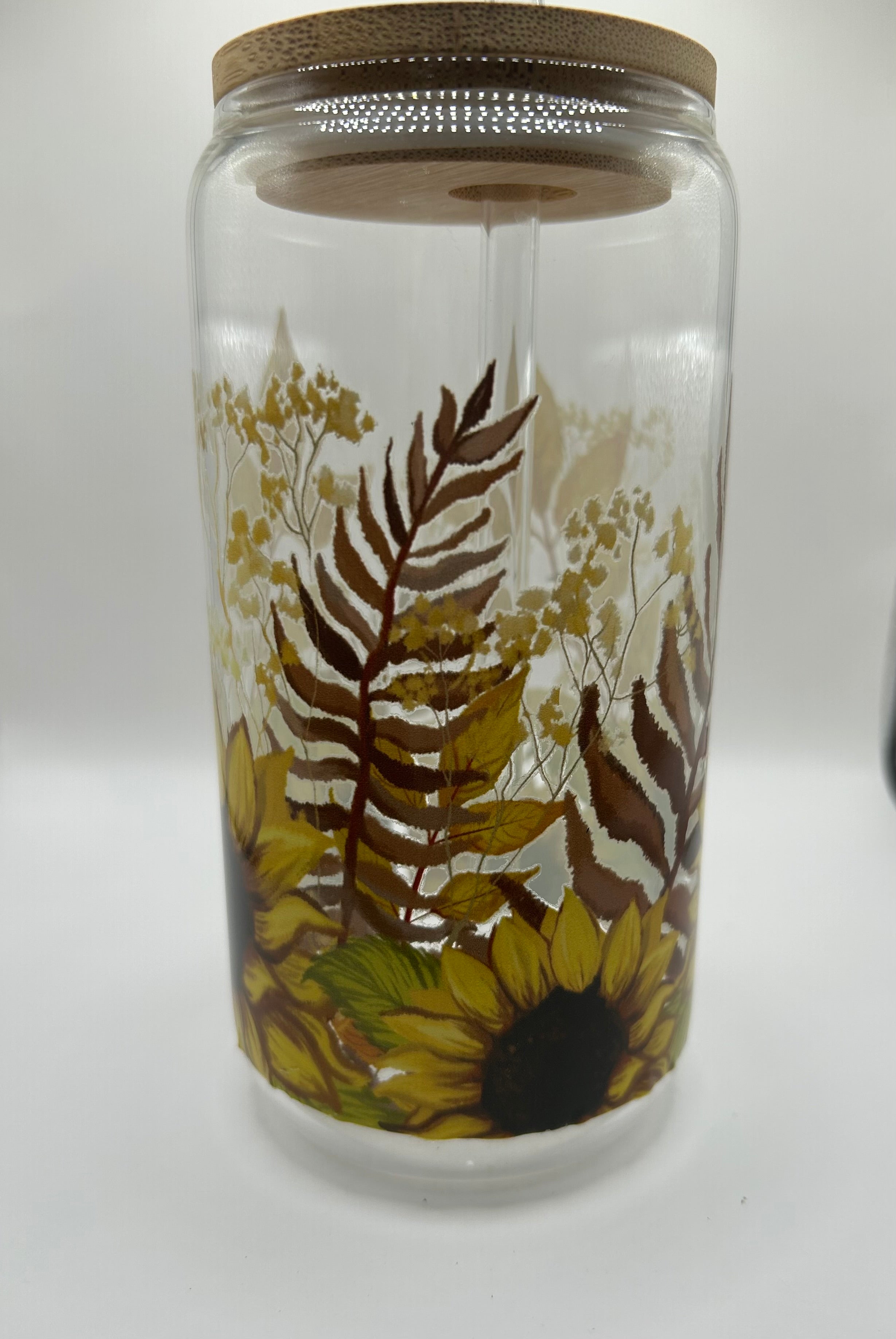 Sunflower Glass Cup