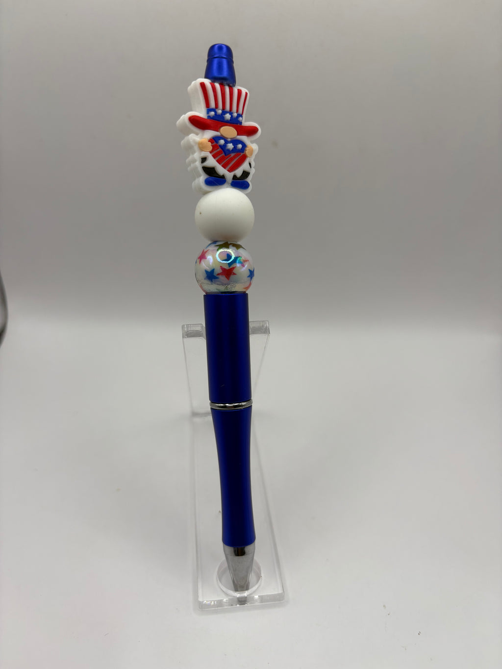 Uncle Sam Gnome Beaded Pen
