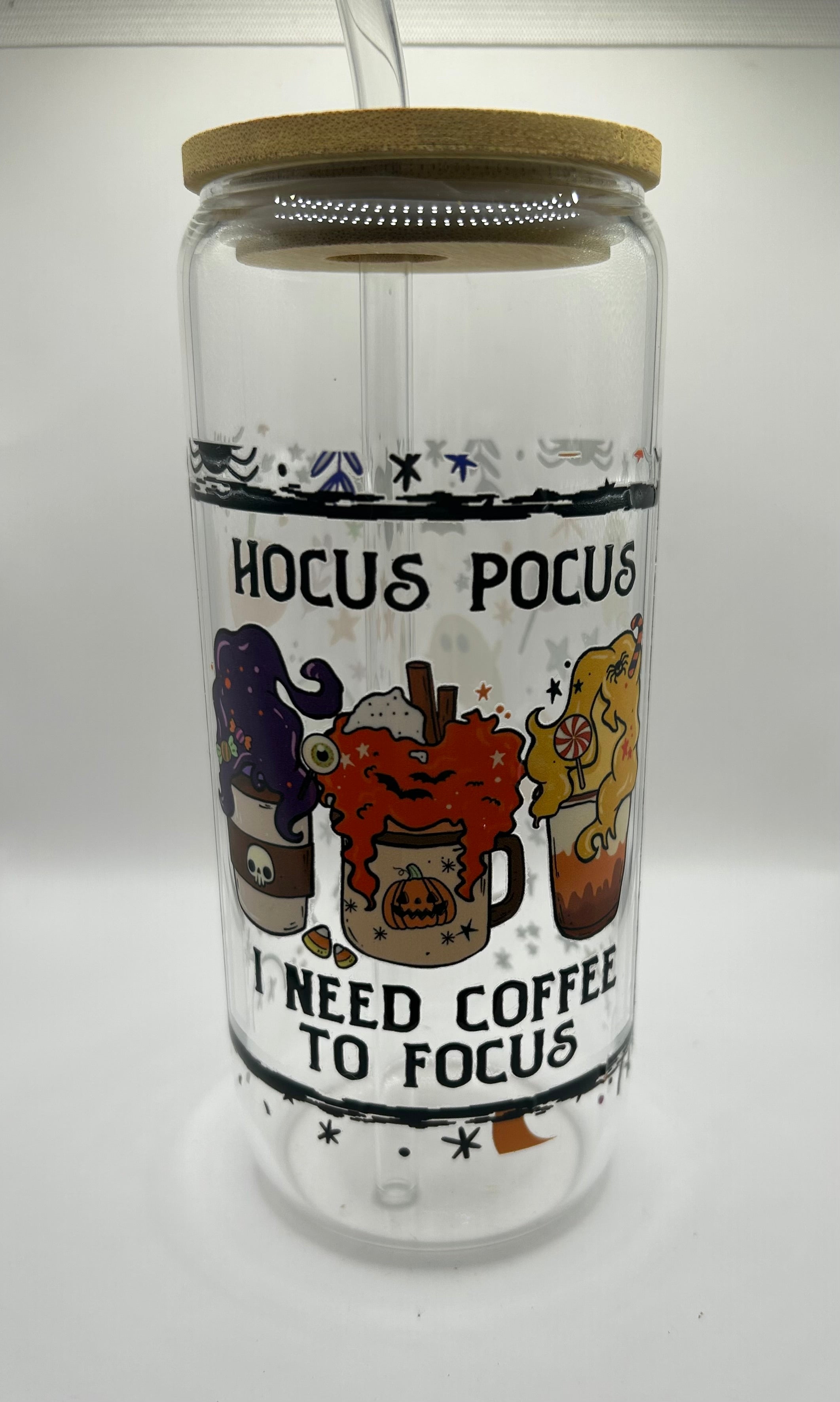 Hocus Pocus Glass Cup