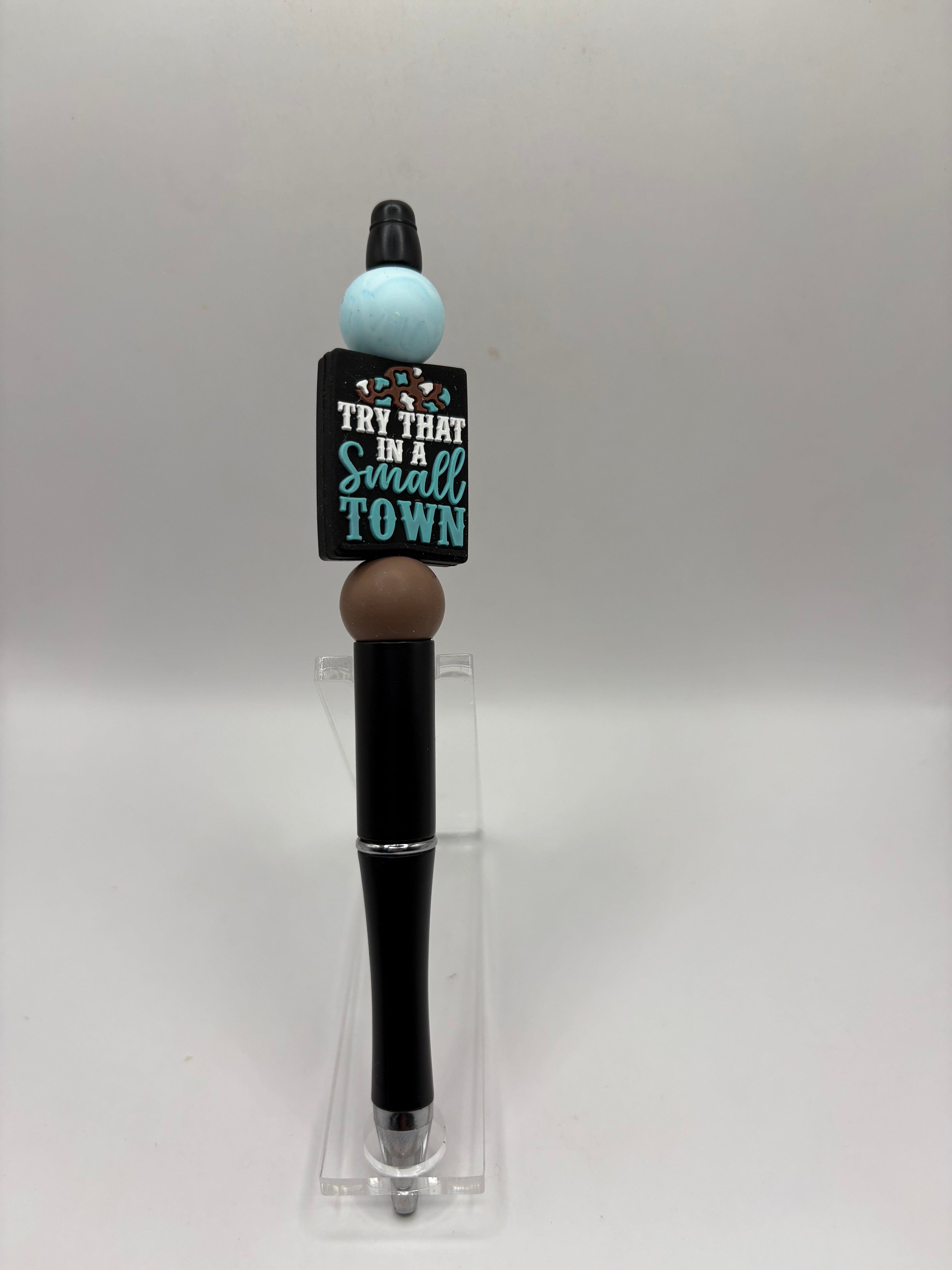 Small Town Beaded Pen