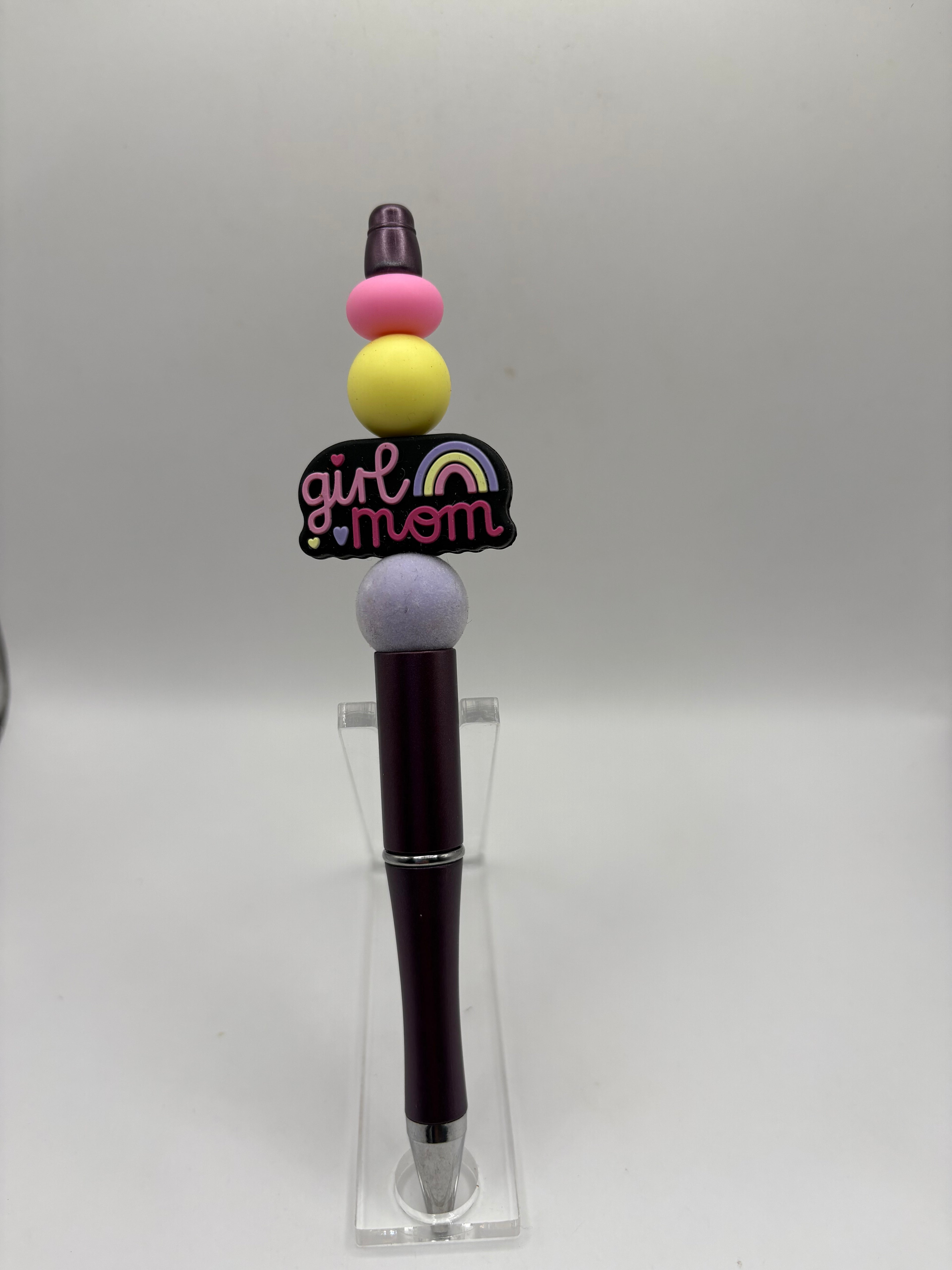 Girl Mom Beaded Pen