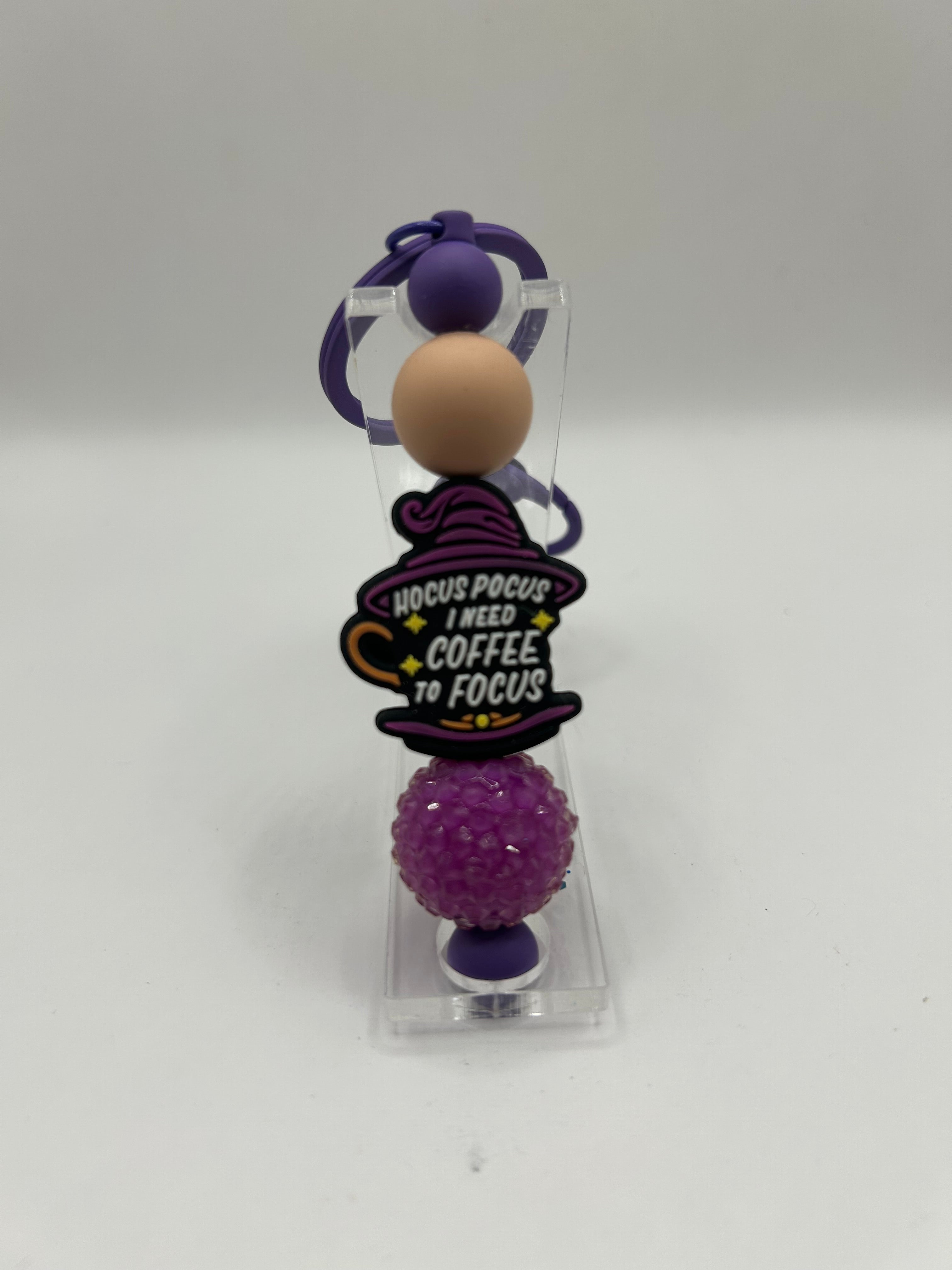 Hocus Pocus Beaded Keychain