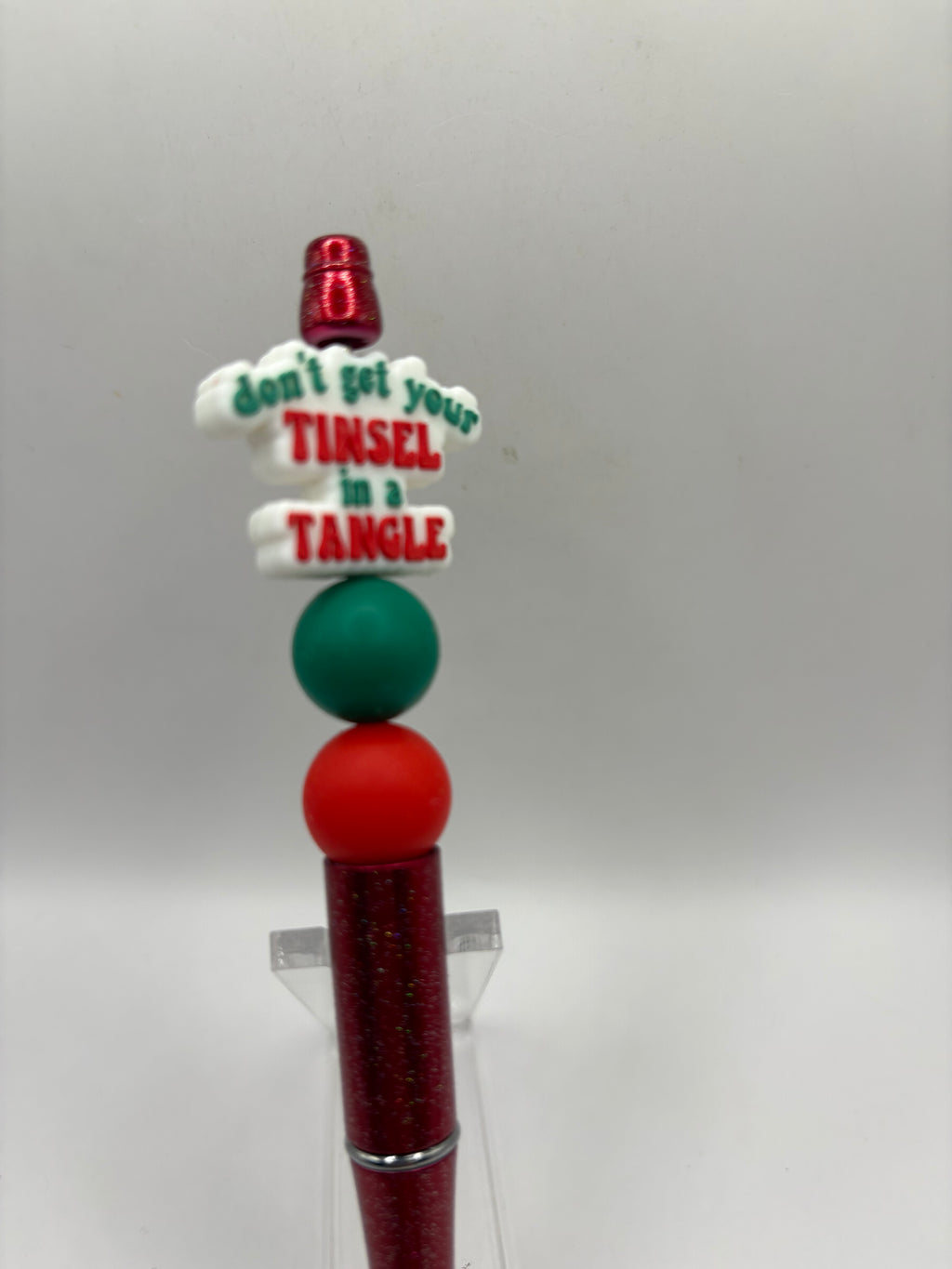 Tinsel Beaded Pen
