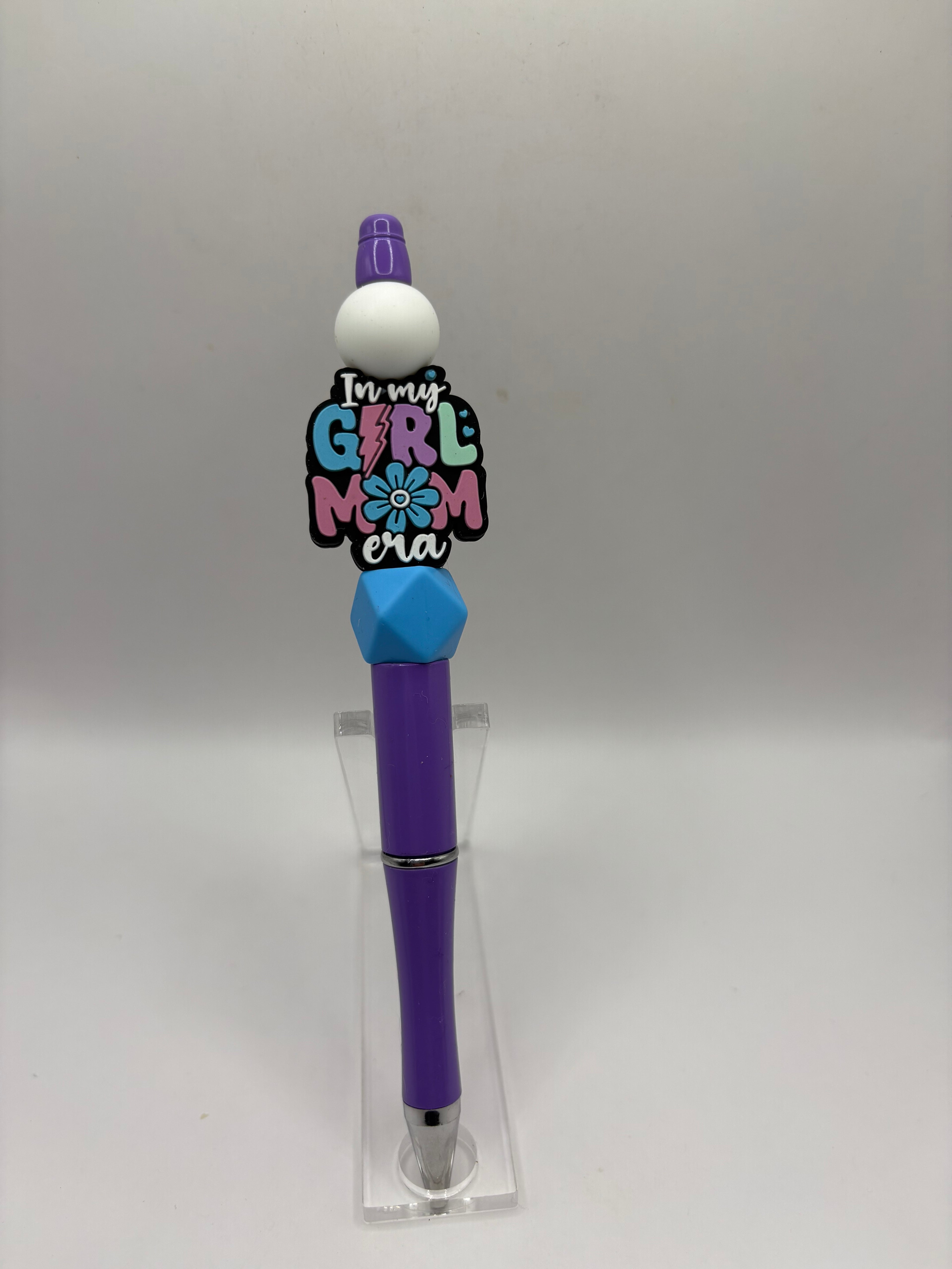 Girl Mom Era Beaded Pen
