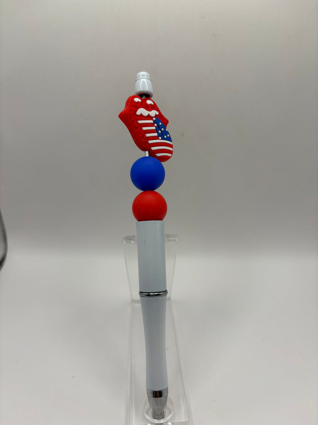 USA Tongue Beaded Pen