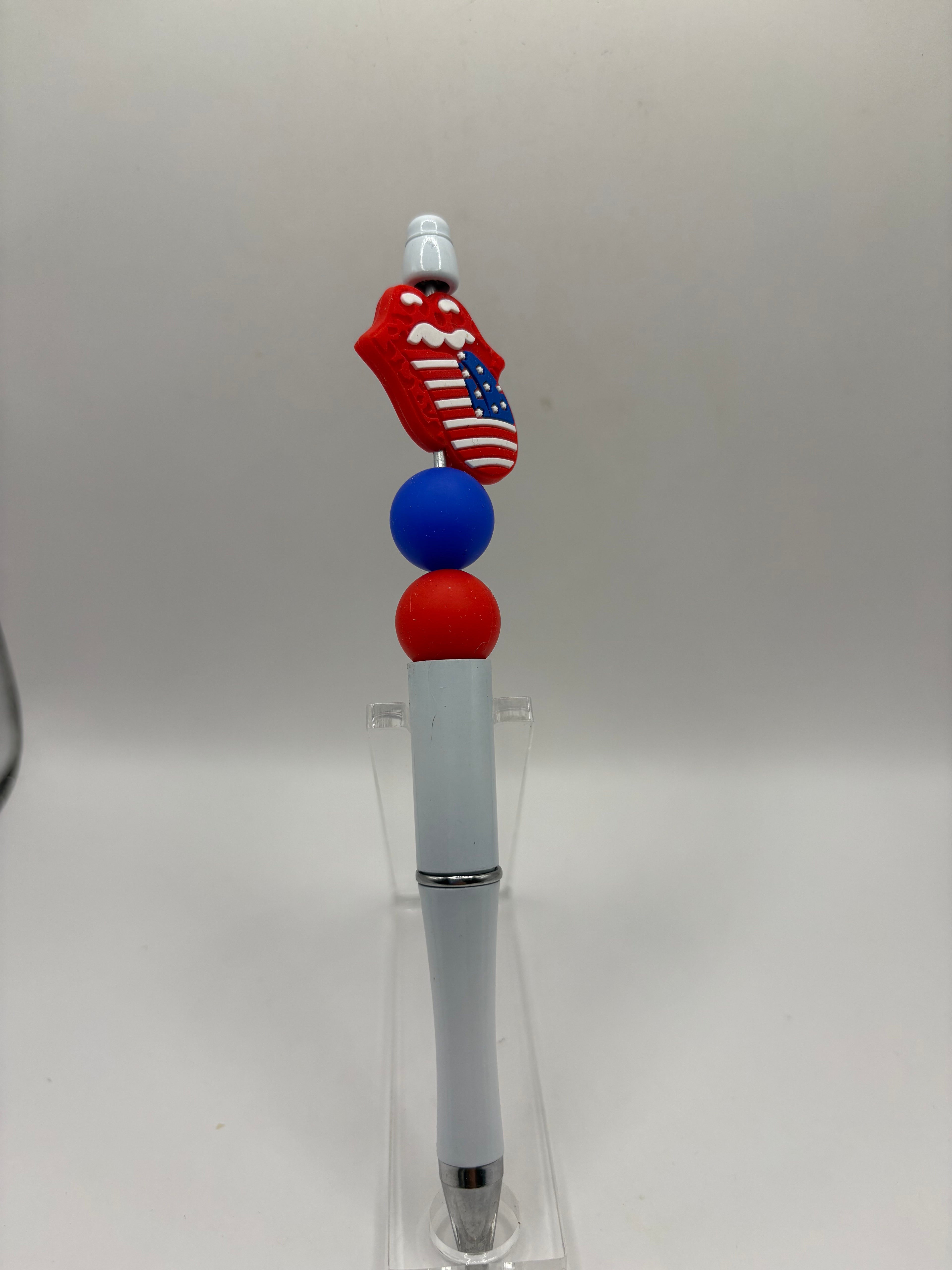 USA Tongue Beaded Pen