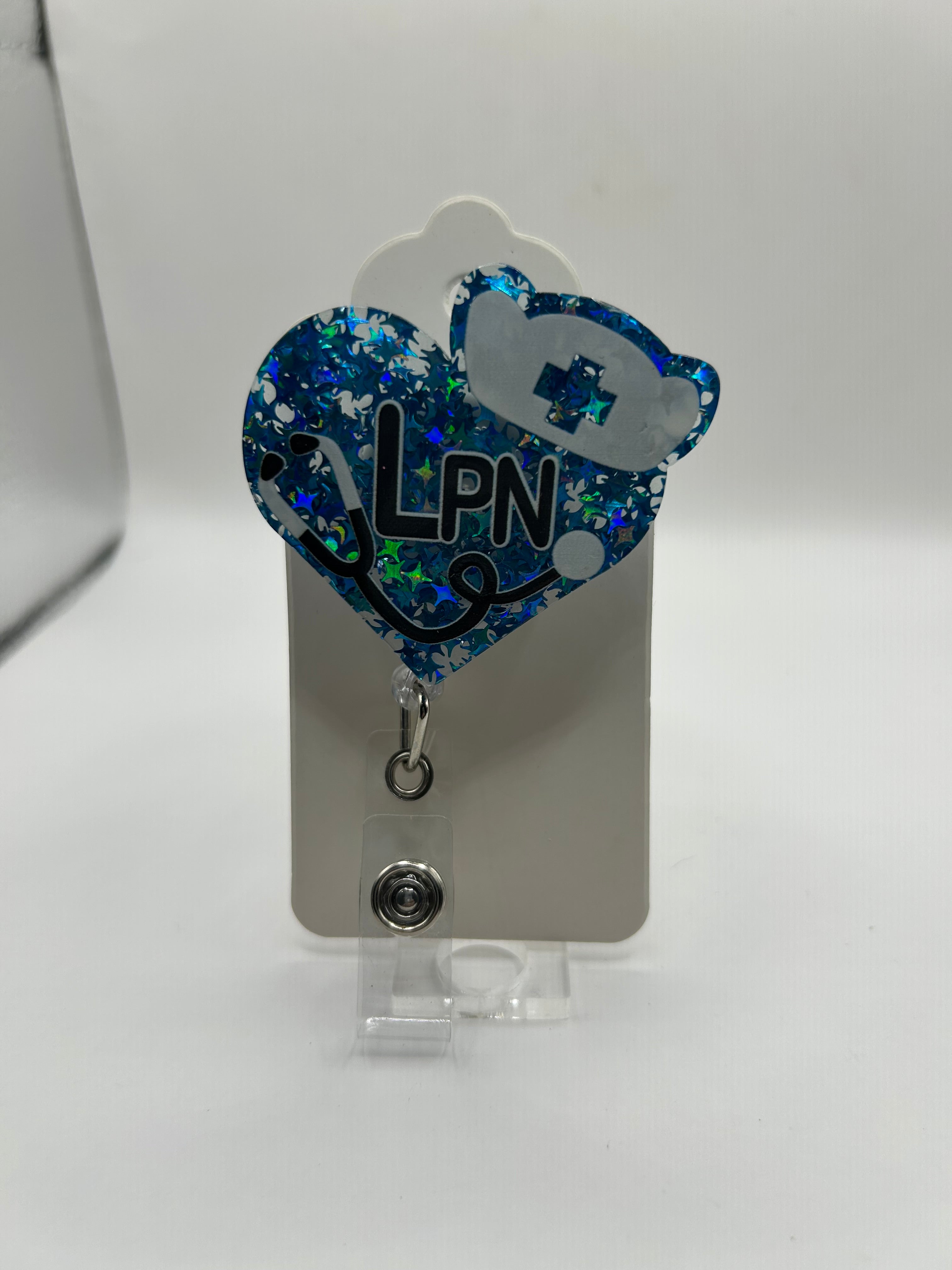Blue LPN Badge Reel