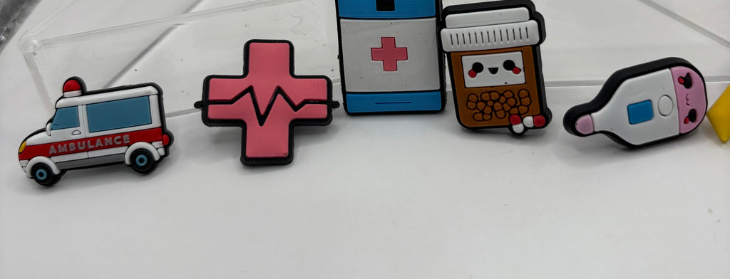 Medical Croc Charm- Set 1
