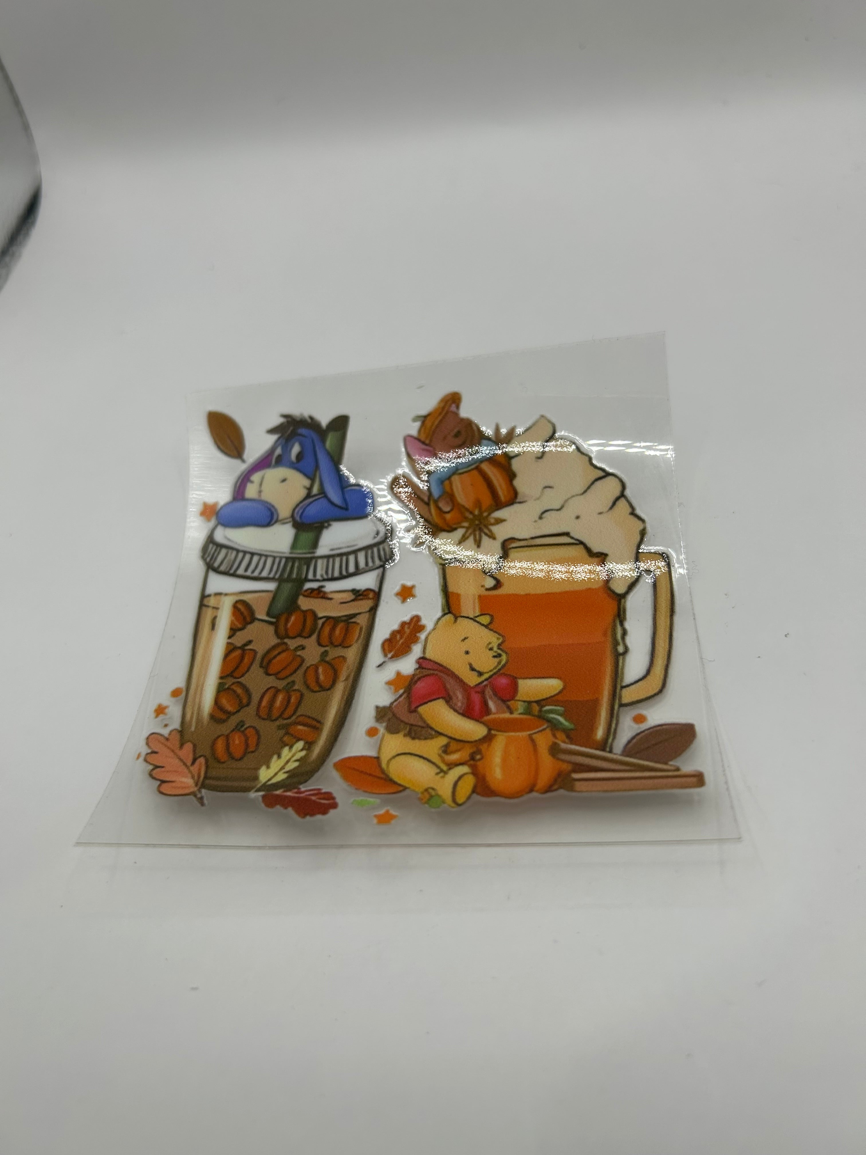 Pooh and Friends Fall Vinyl Decal