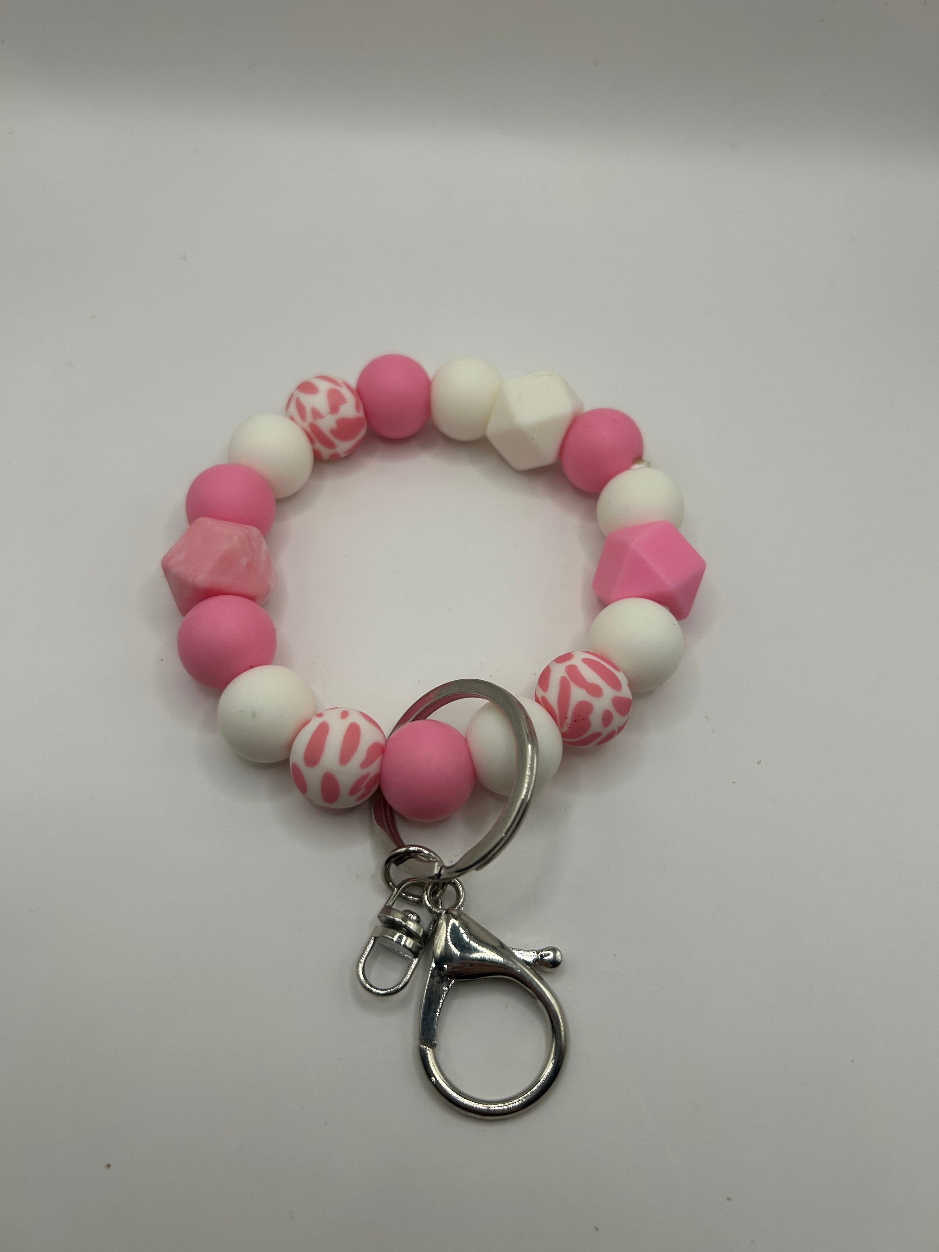 Pink Leonard Wristlet