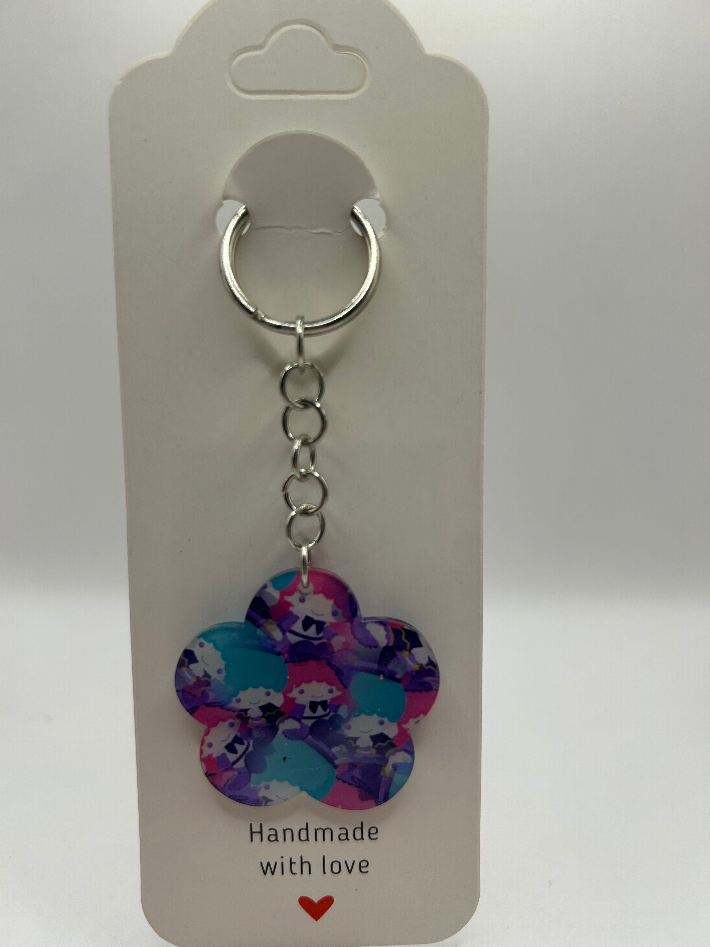 Twin Stars Keychain